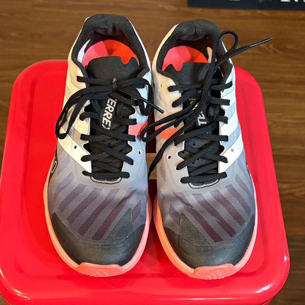 Adidas Terrex Sneakers in Black, White, and Pink